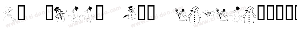 KR Silly Art People字体转换